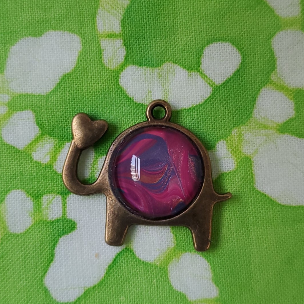 Handmade Love Elephant Pendant Necklace